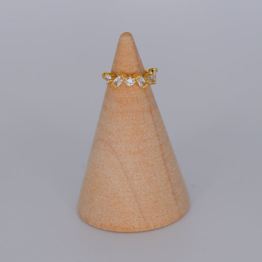 Earcuff Dourada Brilhantes