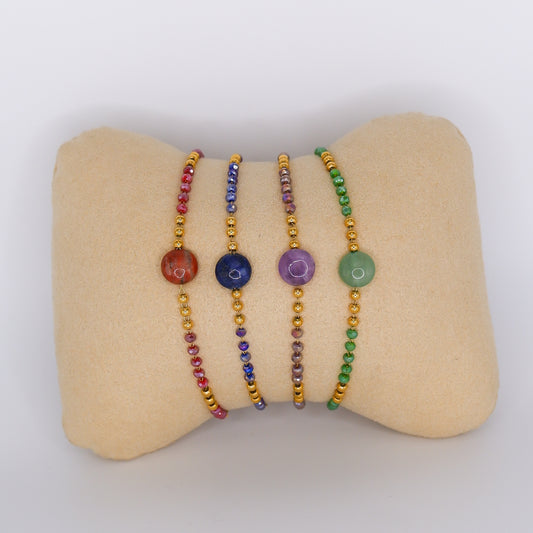 Pulseira Aço Inoxidável Bolinha