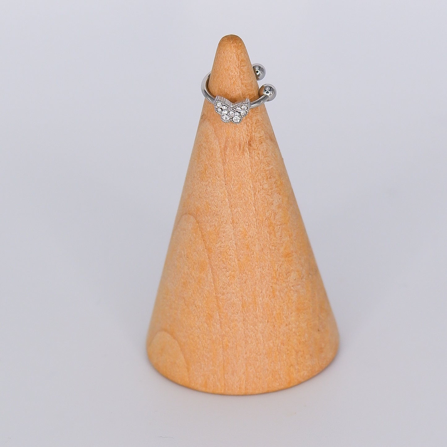 Earcuff Borboleta Prateada