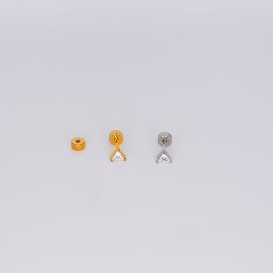 Piercing Aço Inoxidável Triângulo