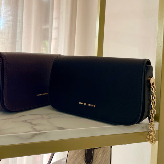 Mala David Jones Paris Bordeaux e Preta