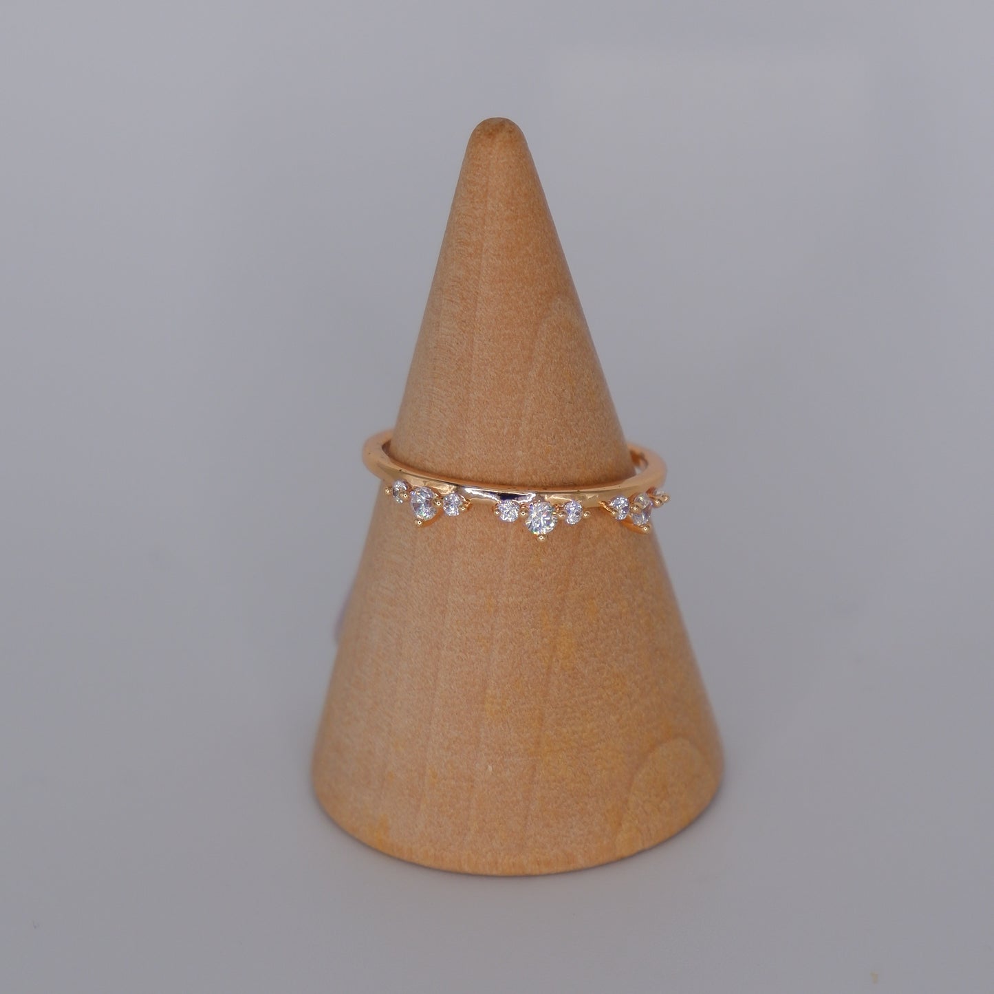Anel Hipoalergénico Tiara Transparente