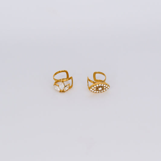 Earcuff Coroa e Olho