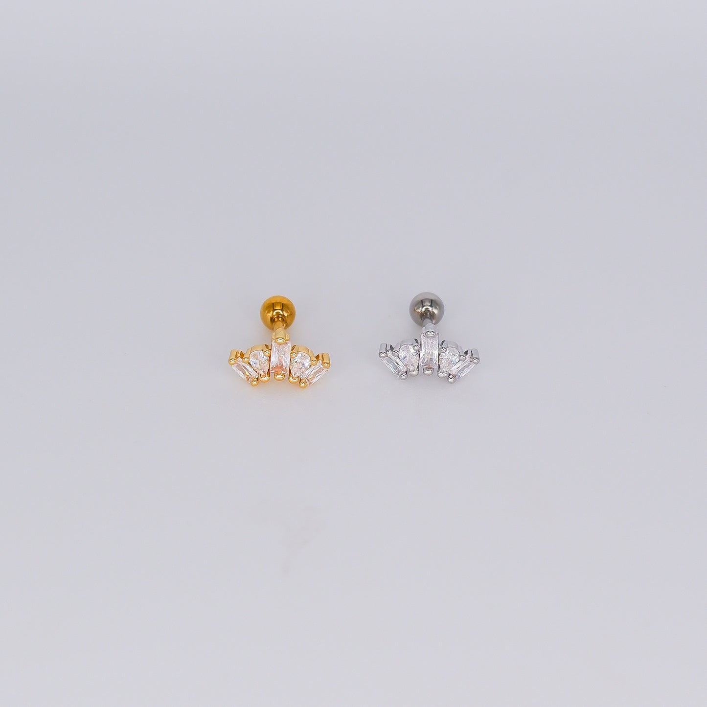 Piercing Bolinha Coroa