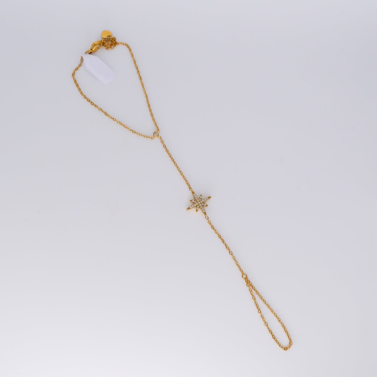 Pulseira Aço Inoxidável com Dedo Estrela