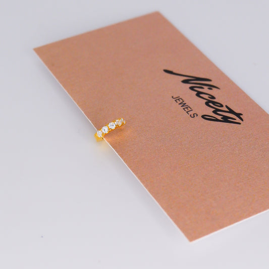 Mini Argola 5,5mm S925 Dourada