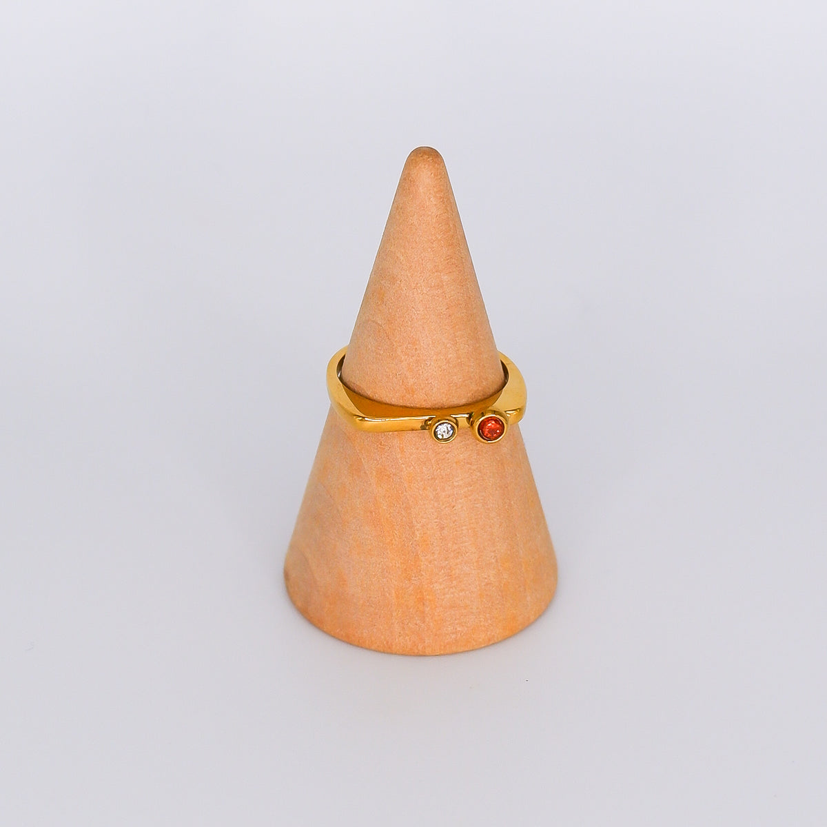 Anel Pedra Laranja