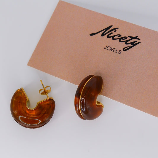 Argola Castanha com Risco