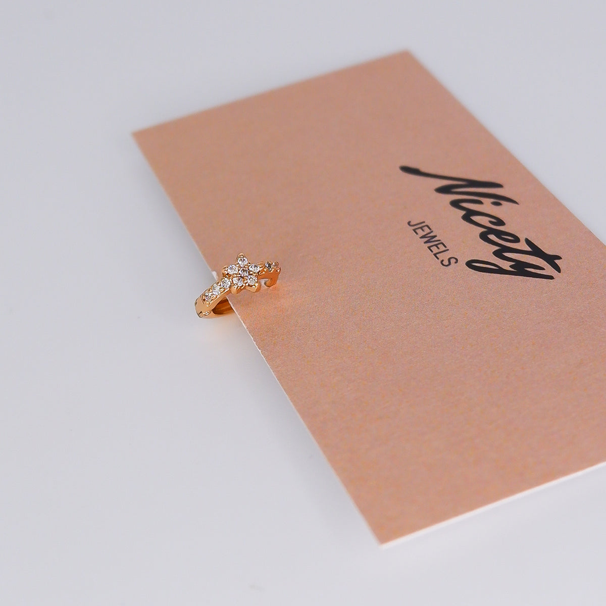 Mini Argola 7,5mm Hipoalergénica Estrela