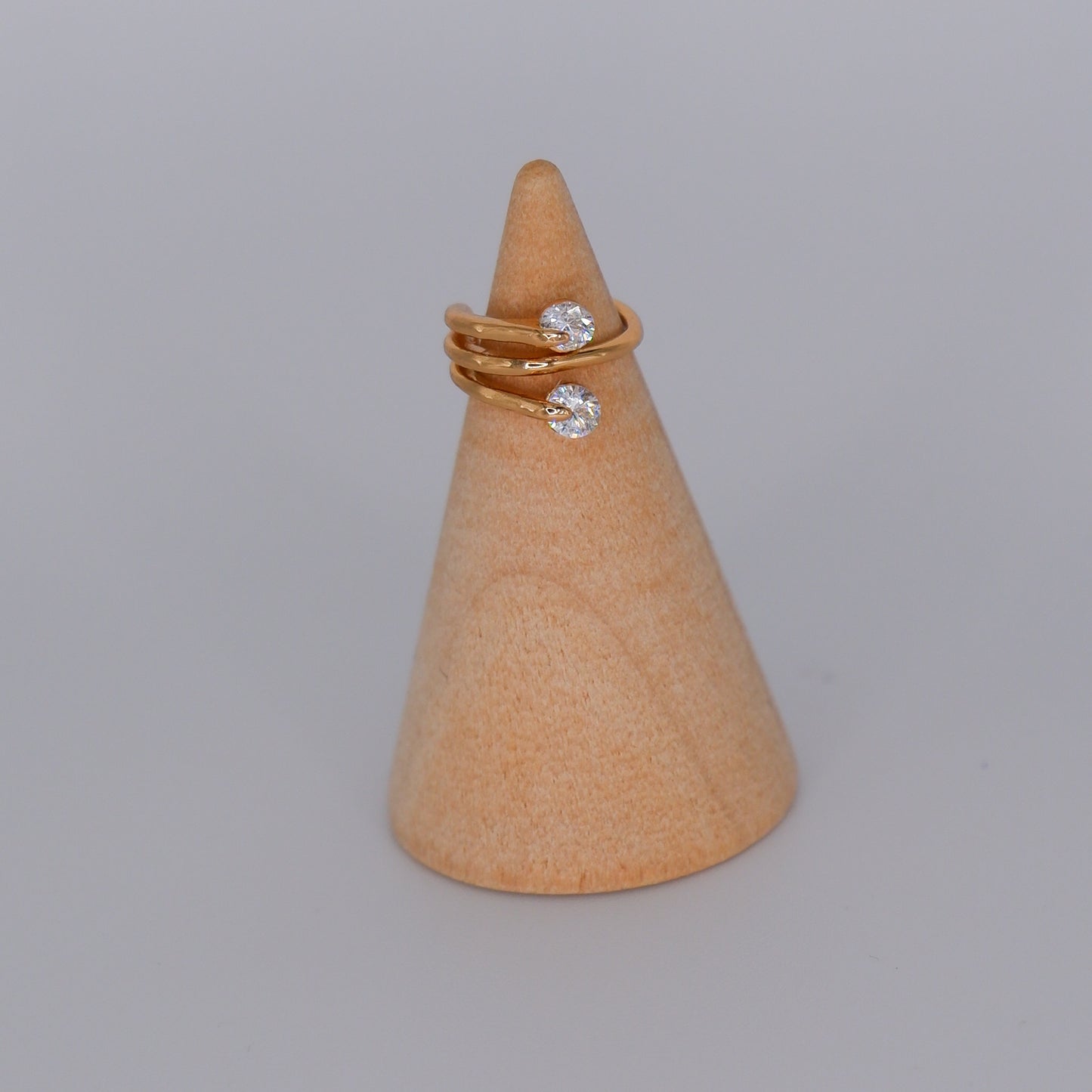 Earcuff Hipoalergénica 2 Brilhantes