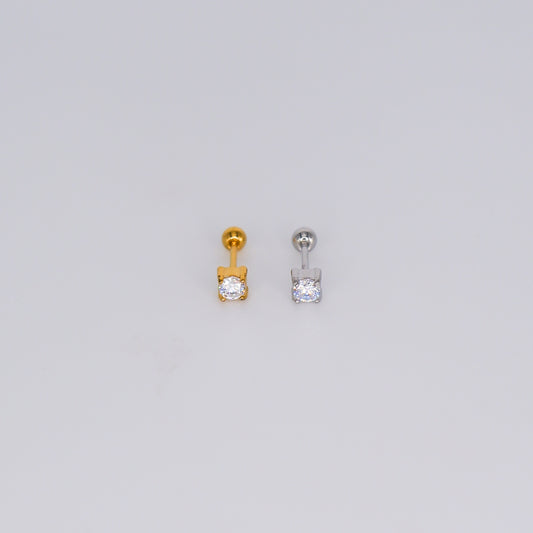 Piercing Aço Inoxidável Ponto de Luz 3mm