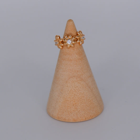Earcuff Hipoalergénica Flores