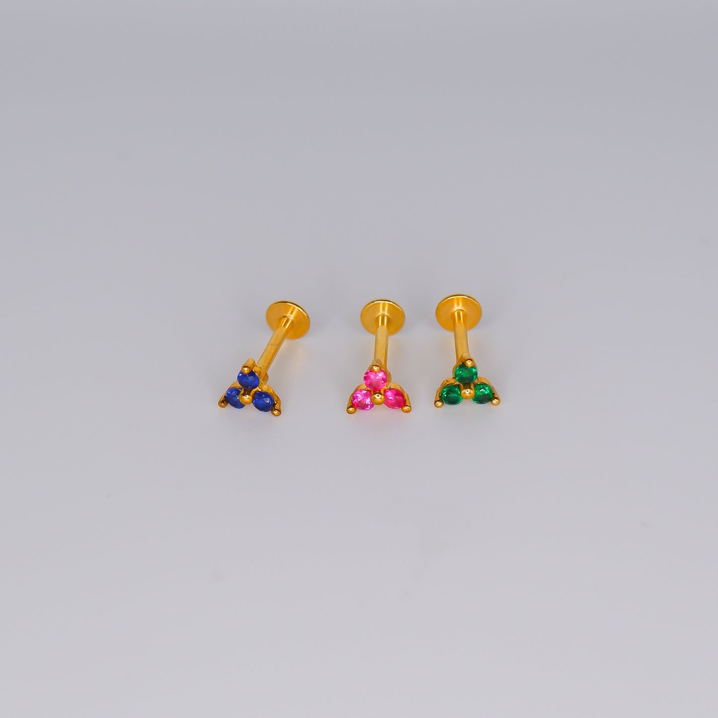 Piercings Achatados Flor