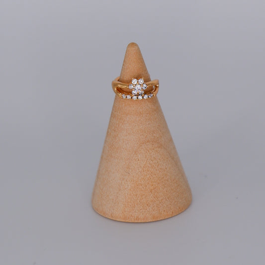 Earcuff Hipoalergénica Flor Brilhantes