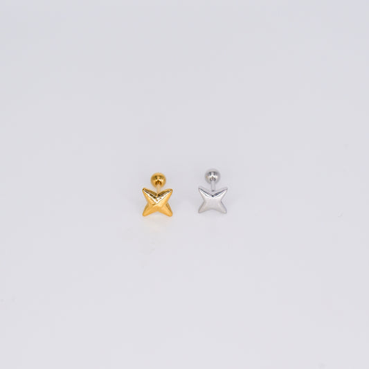 Piercing Aço Inoxidável Estrelas