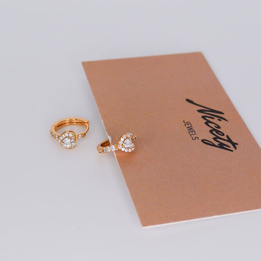 Argola Hipoalergénica 1 Coração