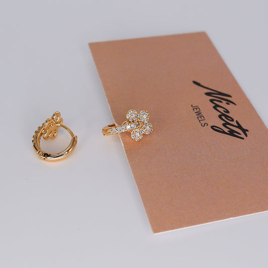 Argola Hipoalergénica Flor