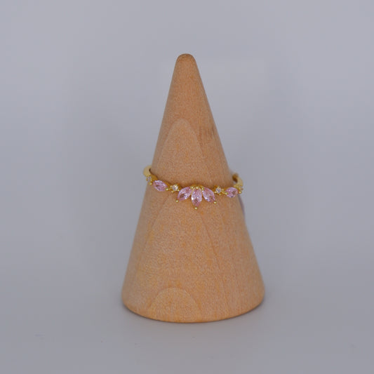 Anel S925 rosa bebé