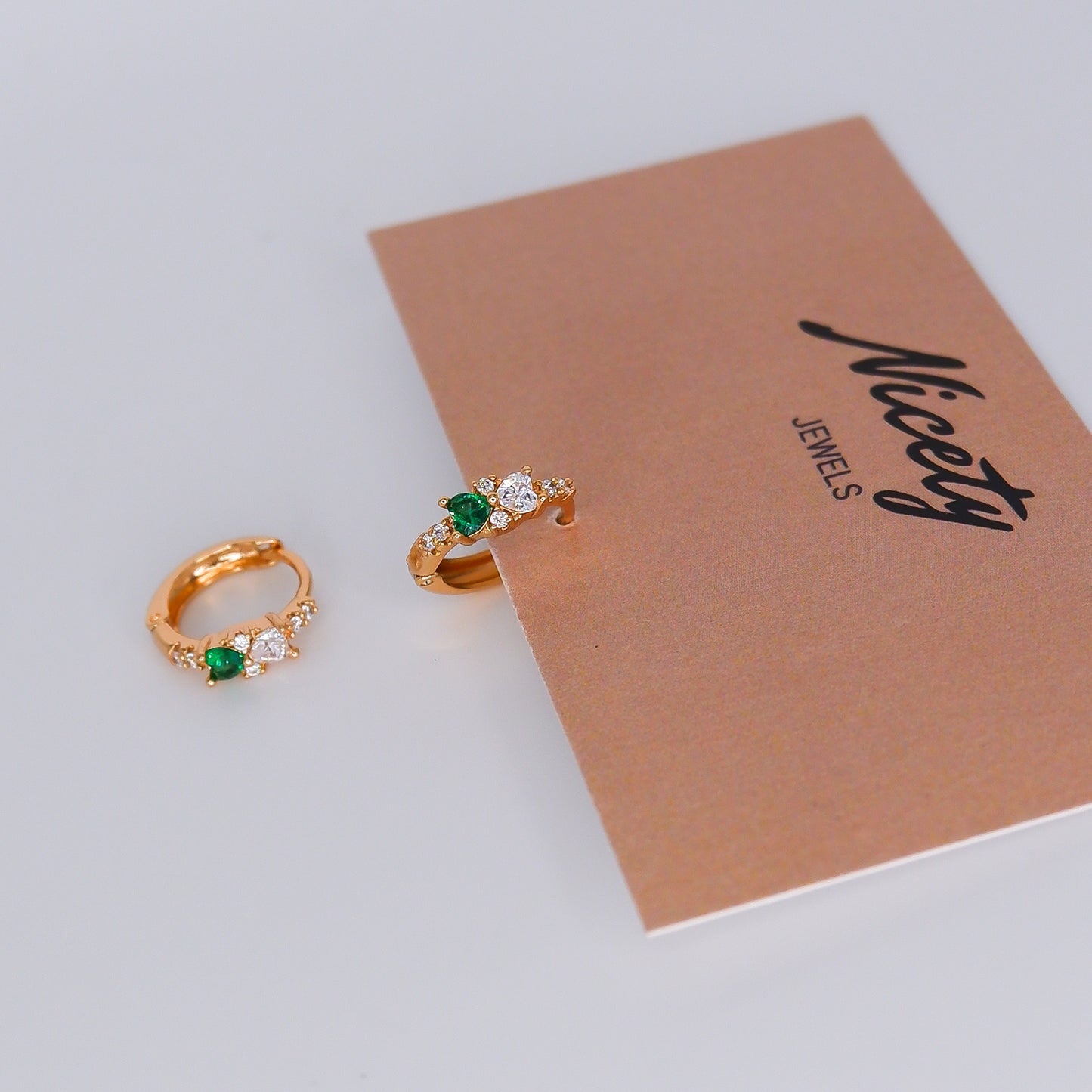 Argola Hipoalergénica 2 Corações