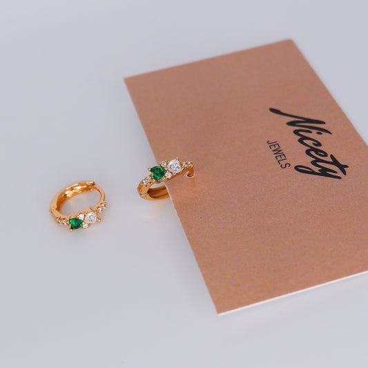 Argola Hipoalergénica 2 Corações