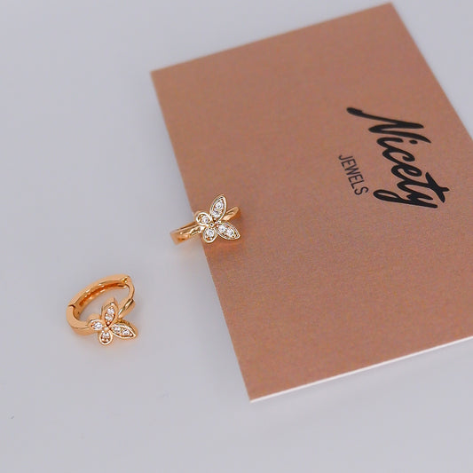 Argola Hipoalergénica Borboleta