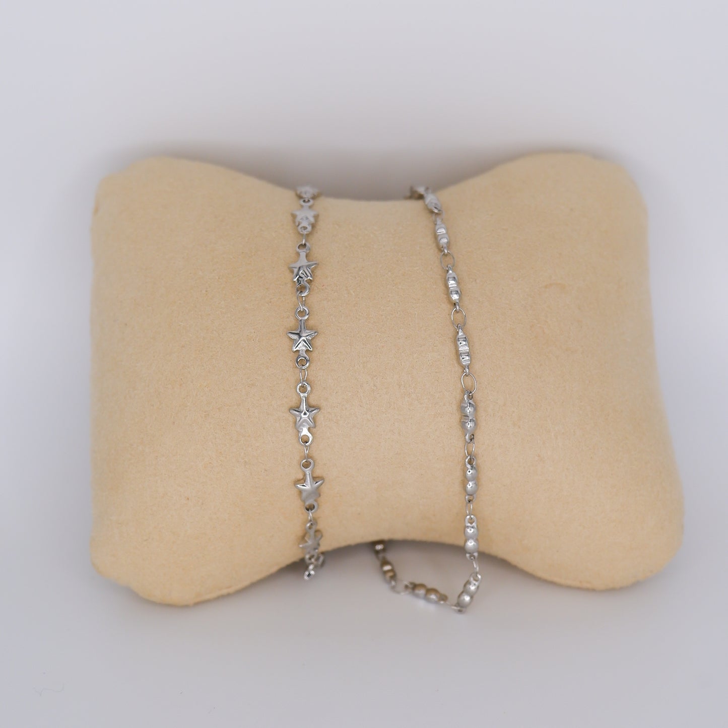 Pulseira Pé Prateada