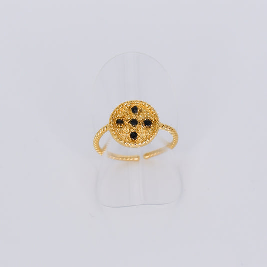Anel Bola e Preto