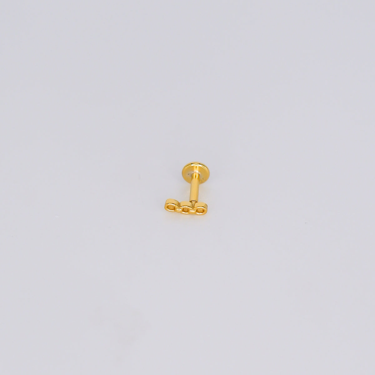 Piercings Achatados Dourados #42 Corrente