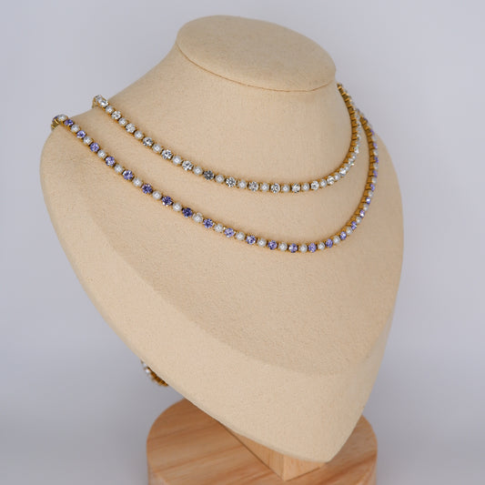 Colar Riviera com Pérolas