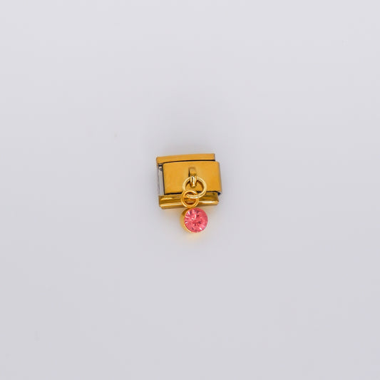 Peça Brilho Rosa Pendente
