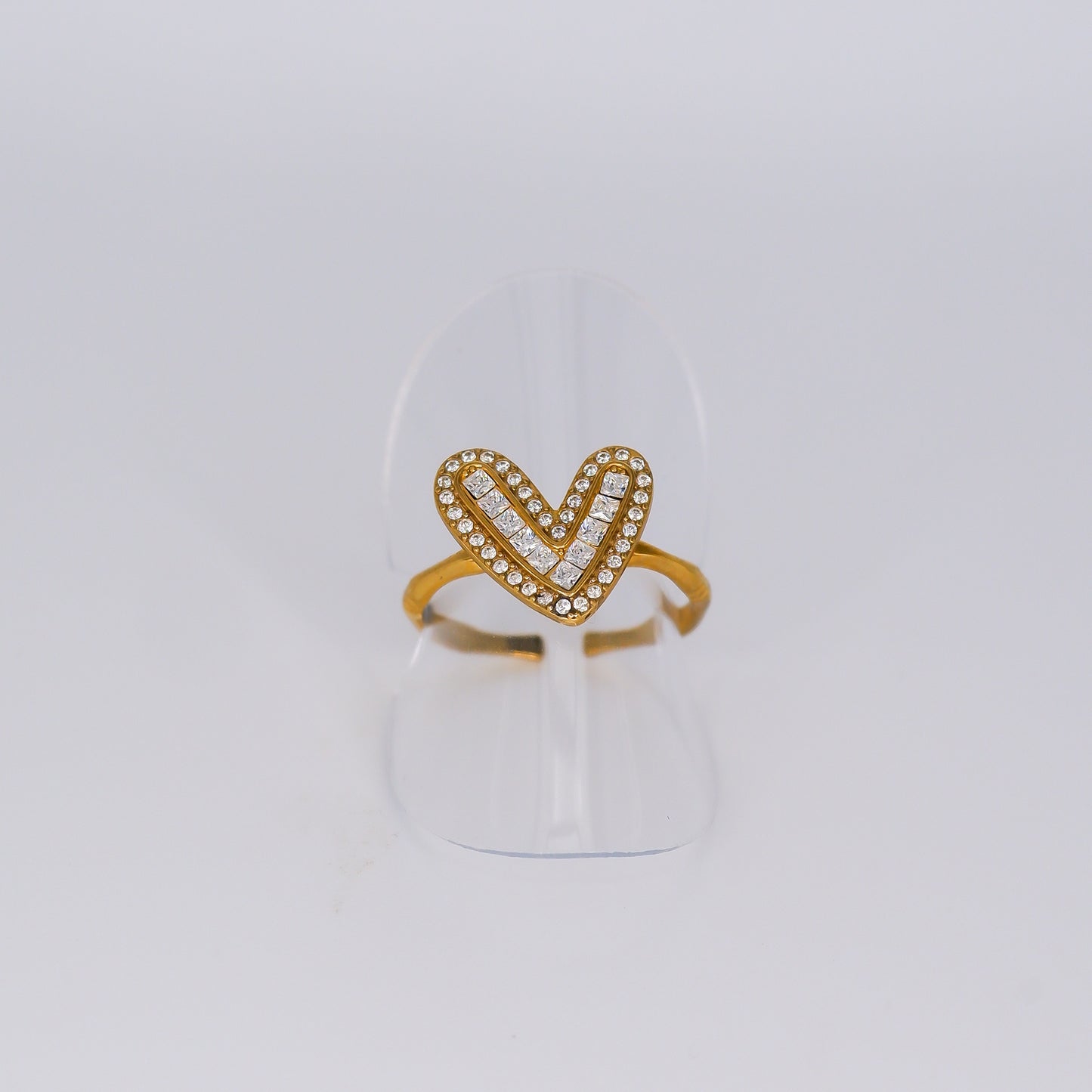 Anel Ajustável Coração