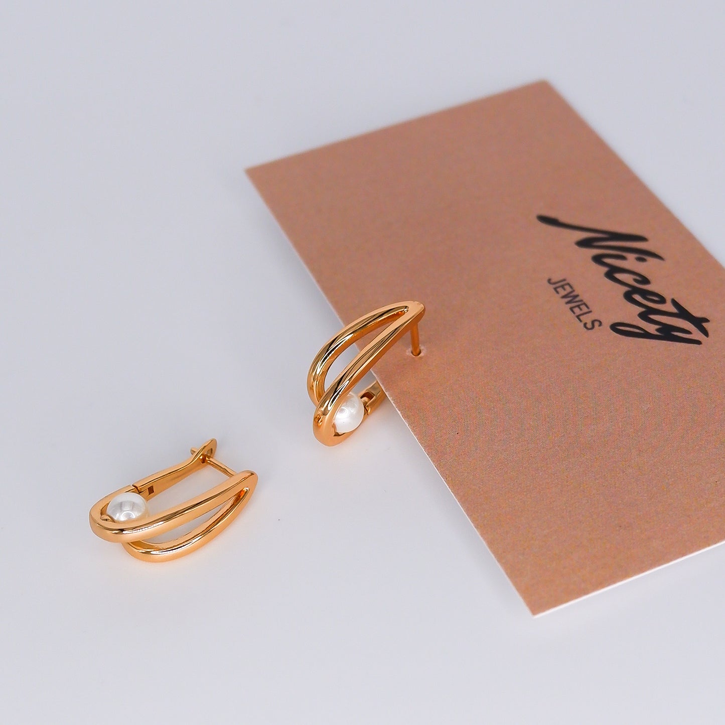 Argola Hipoalergénica 1 Pérola