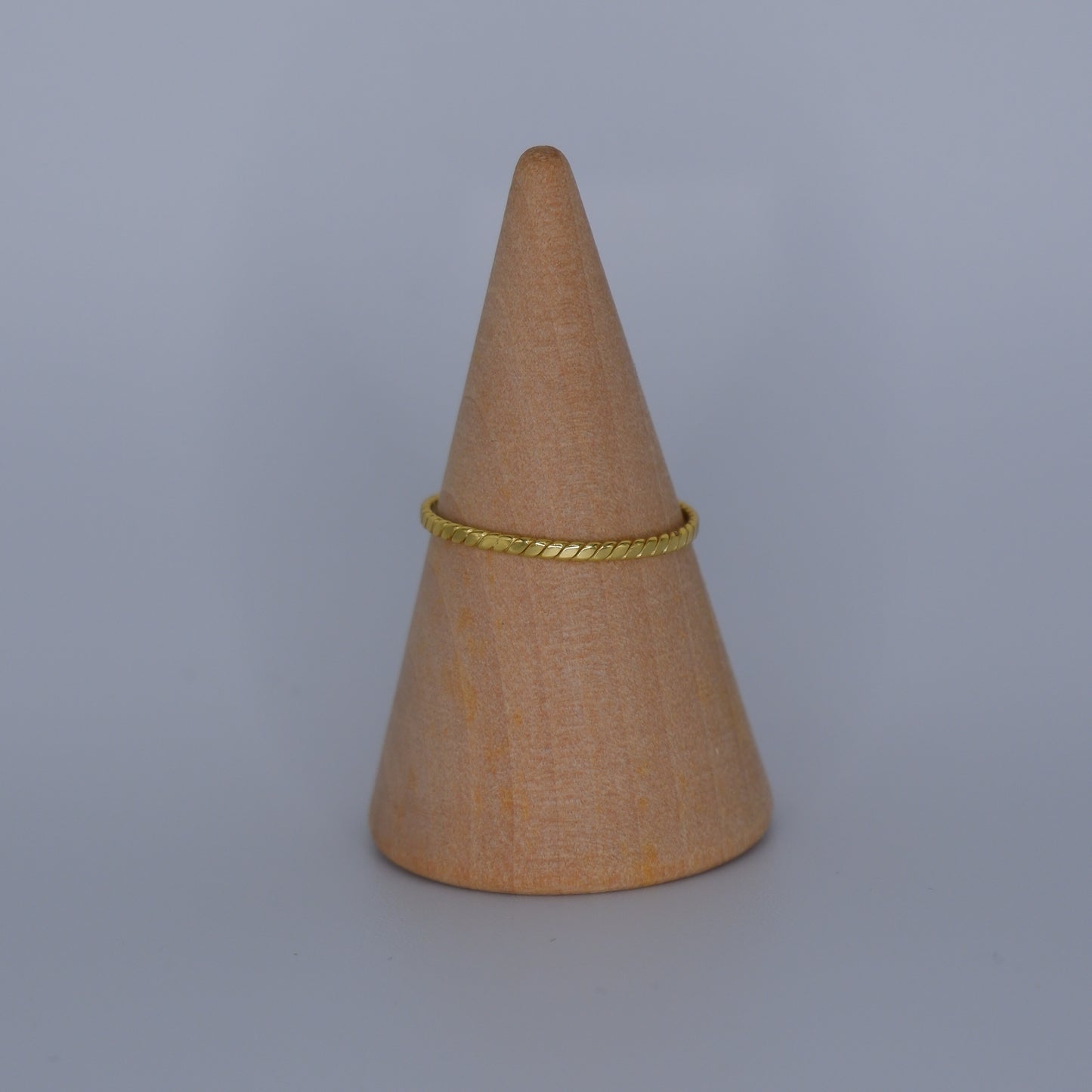 Anel S925 Extra fino Dourado
