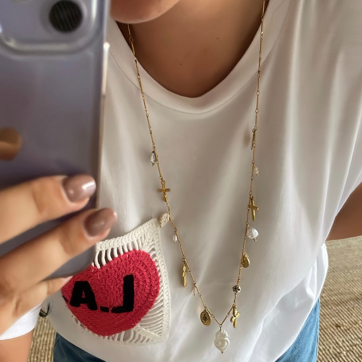 Colar Pendentes Comprido