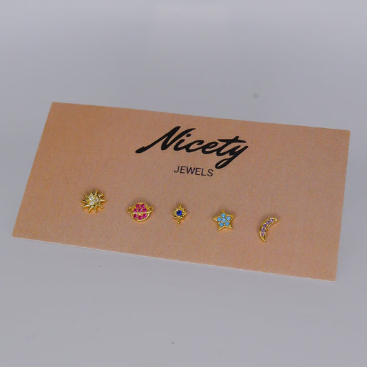 Pack Dourado S925 Coloridos