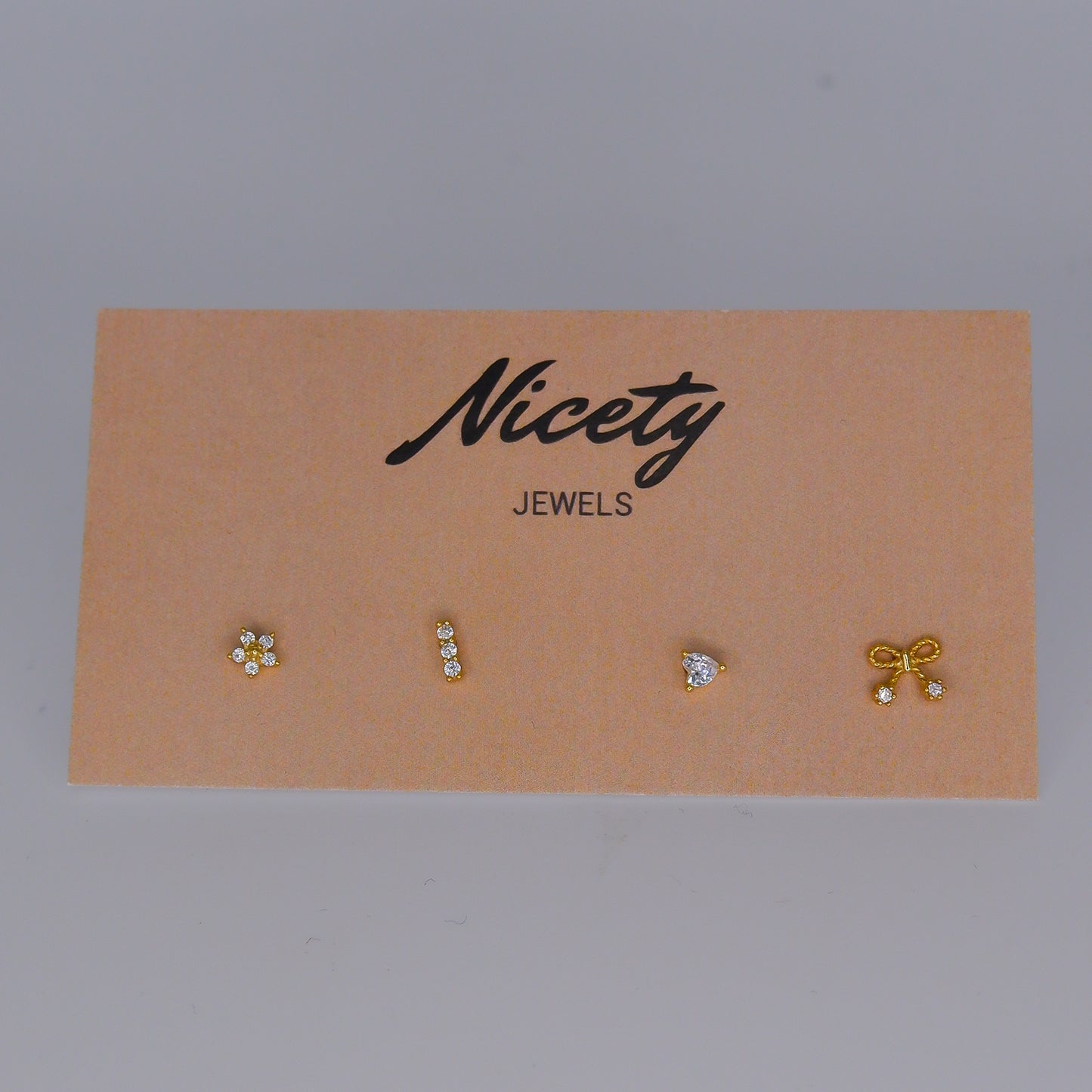 Pack Dourado S925 Laço