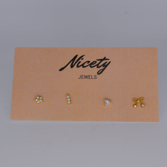 Pack Dourado S925 Laço