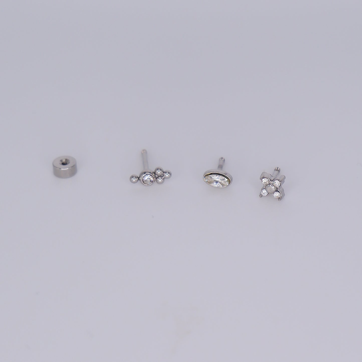 Piercing aperta atrás Prateado