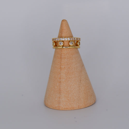 Earcuff Dourada Brilhantes