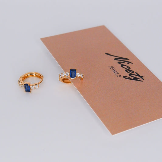 Argola com Rectângulo Azul