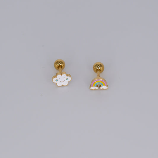 Piercing aperta atrás Criança