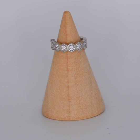 Earcuff Prateada Colmeia