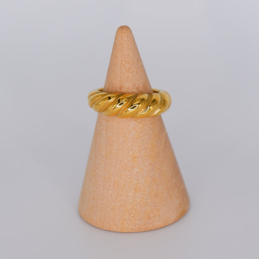 Anel croissant Dourado