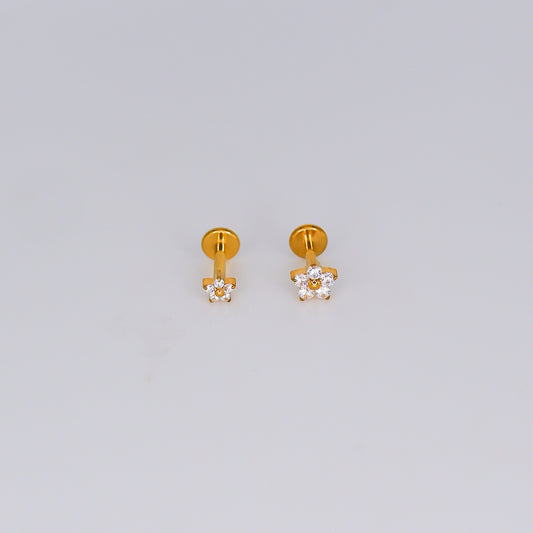 Piercing Achatado Flor