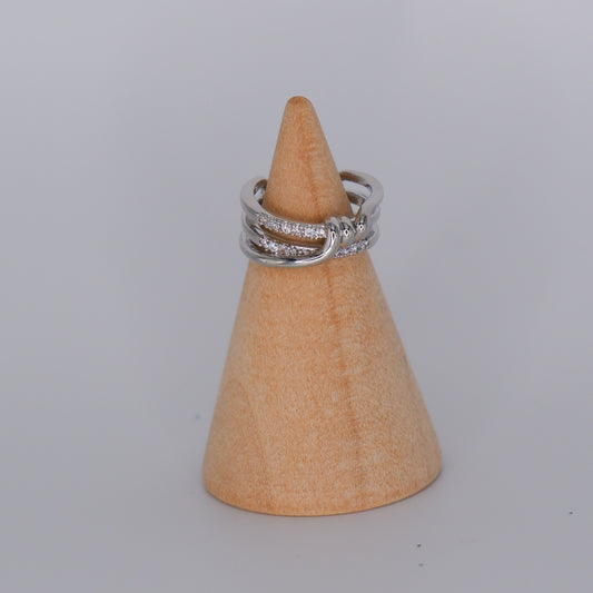 Earcuff Prateada Nó