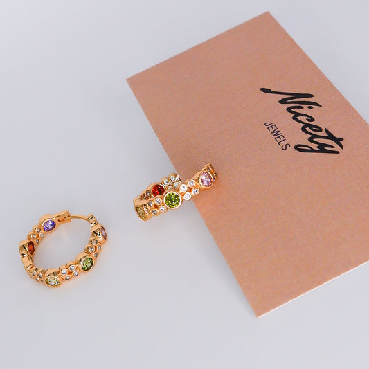 Argola Hipoalergénica Colorida