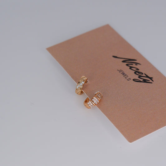 Mini Argolas 7mm Hipoalergénicas Brillantes