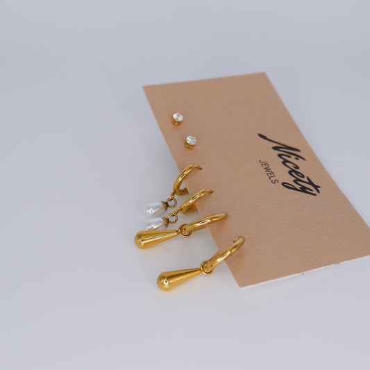Pack Dourado com Pérola