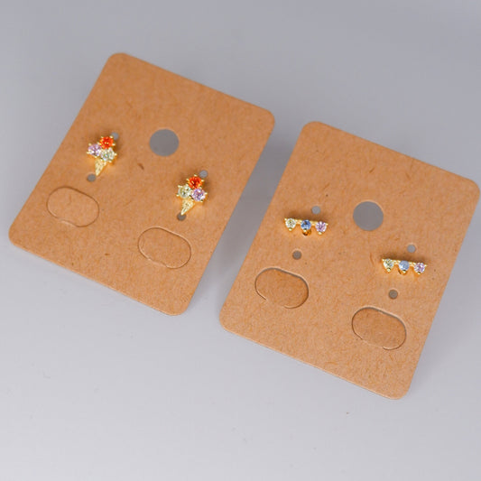 Brincos Espeto S925 Gelados e Tons Pastel