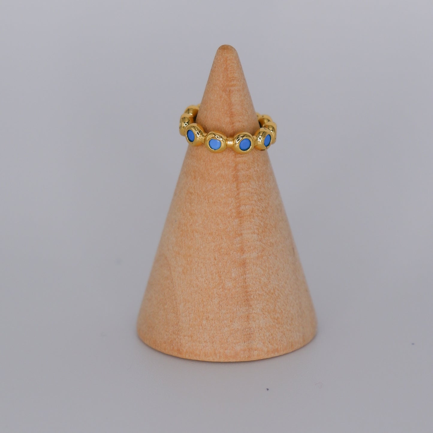 Earcuff Dourada e Azul